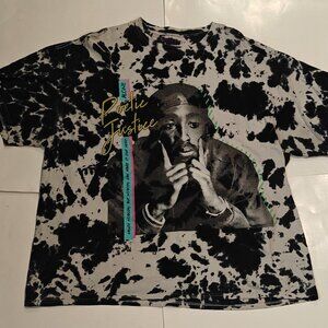 Tupac Graphic Shirt Men's XXL Tie Dye T-Shirt Poetic Justice Chemistry Tee 90s